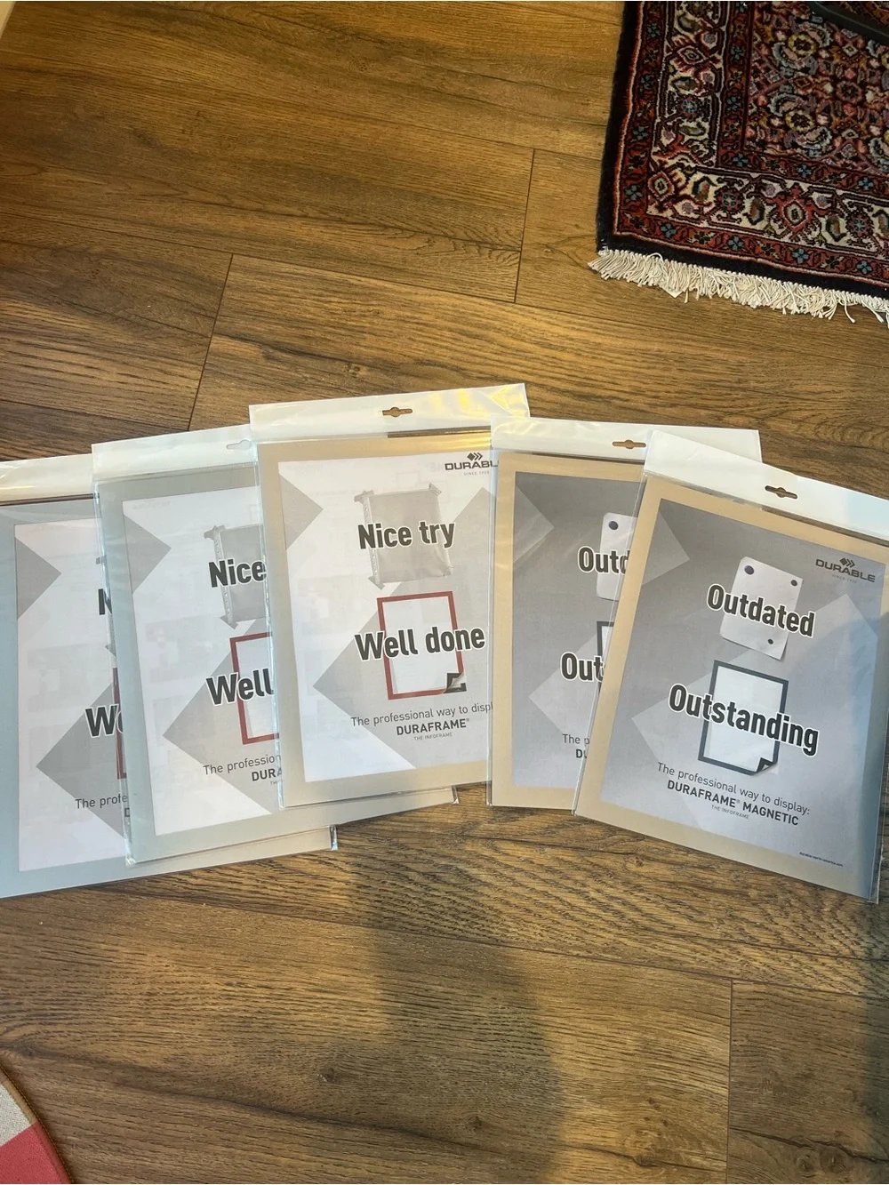 Duraframe Magnetic Silver Display Frame (10 Total)